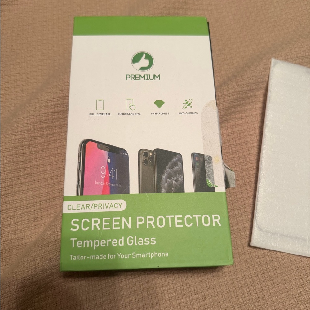 Screen Protector Tempered Glass for Smartphones Clear/Privacy